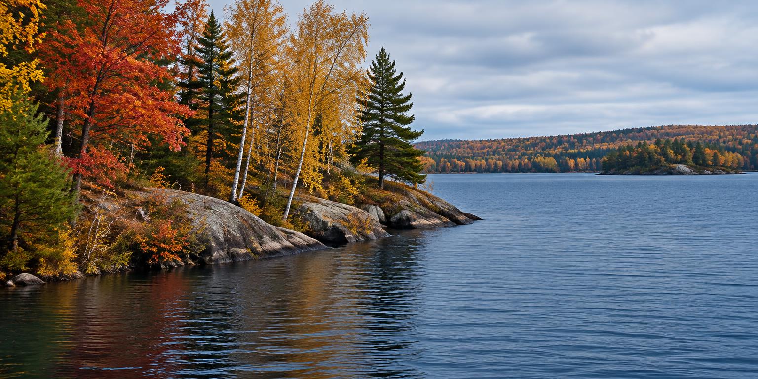 Fall on an Ontario lake