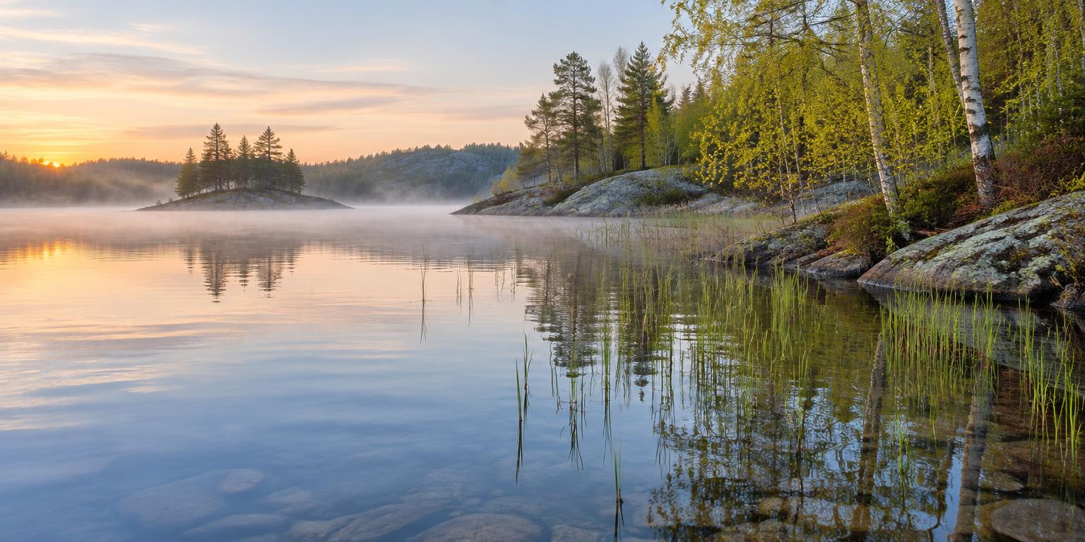 Spring on an Ontario lake